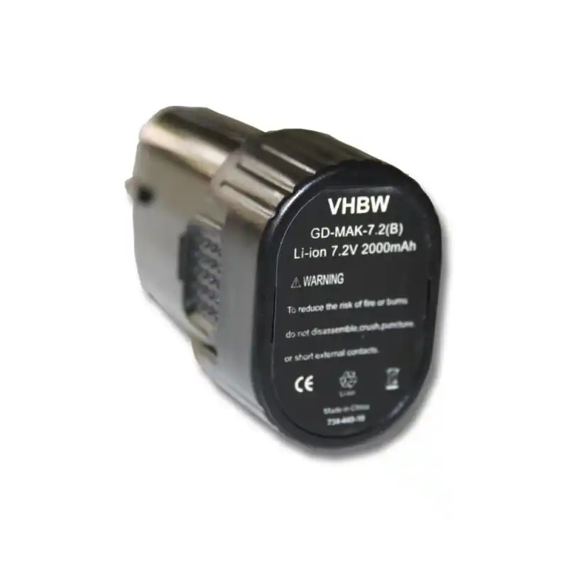 Batteria per Makita BL7010, 7.2 V, 2.0 Ah