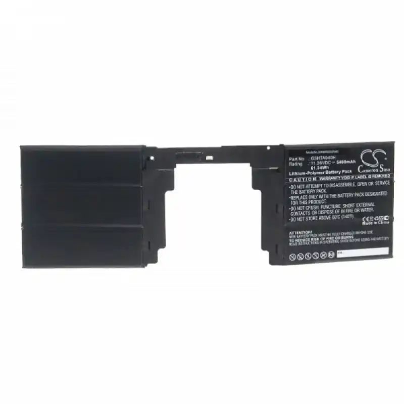 Batteria per Microsoft Surface Book 2 15" / 1793 Keyboard, G3HTA040H, 11.36 V, 5400 mAh