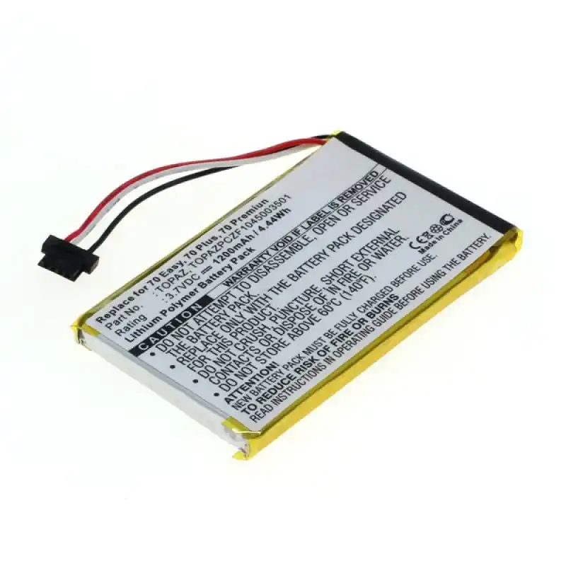 Batteria per Navigon 70 Easy / 70 Plus / 70 Premium, 1200 mAh
