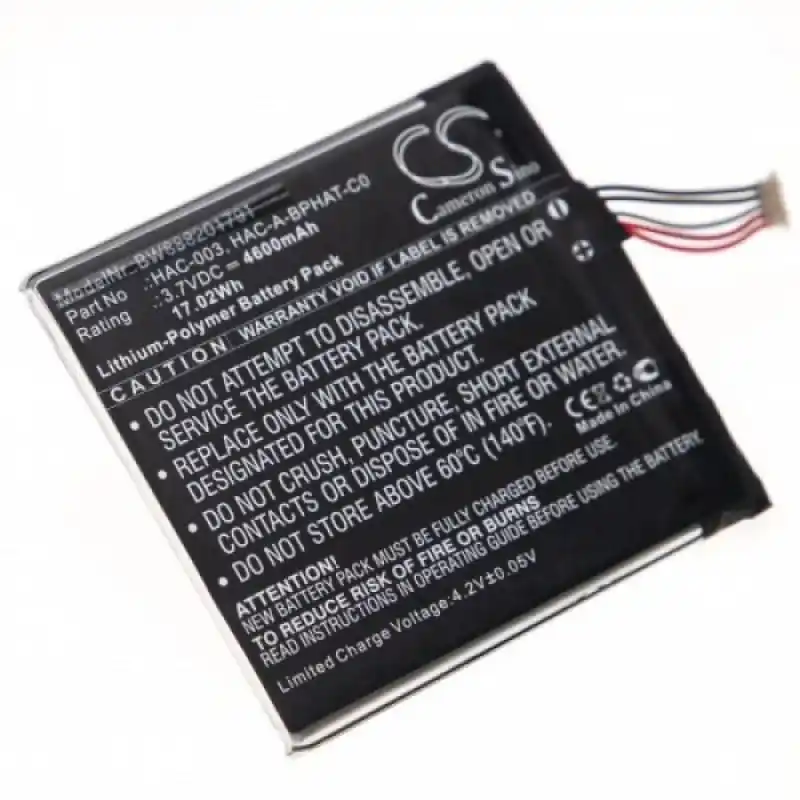 Batteria per Nintendo Switch HAC-001, 4600 mAh