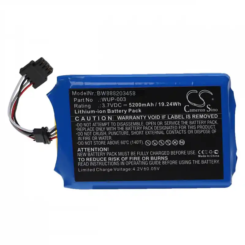 Batteria per Nintendo Wii U Gamepad, WUP-003, 5200 mAh