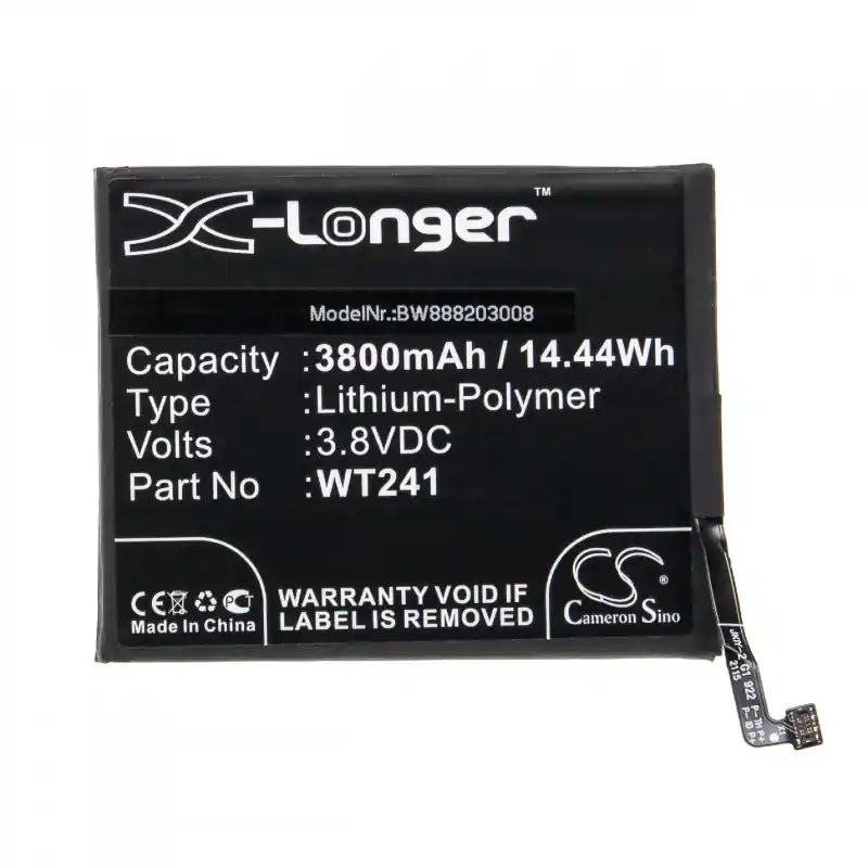 Batteria per Nokia 3 V, 3800 mAh