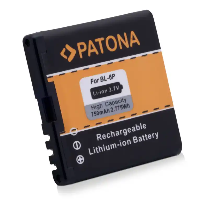 Batteria per Nokia 6500 Classic / 6500C / 7900 Prism, BL-6P, 750 mAh