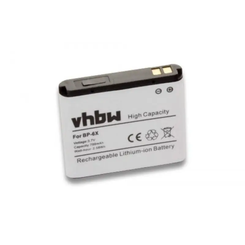 Batteria per Nokia 8800 / 8801, BP-6X, 700 mAh