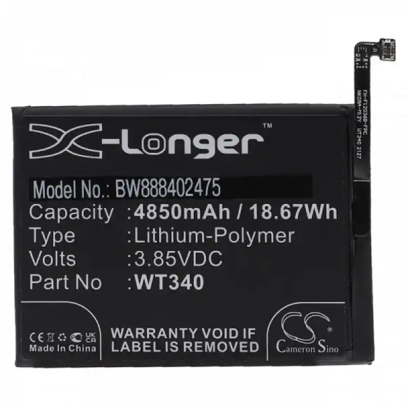 Batteria per Nokia G10 / G20, WT340, 4850 mAh
