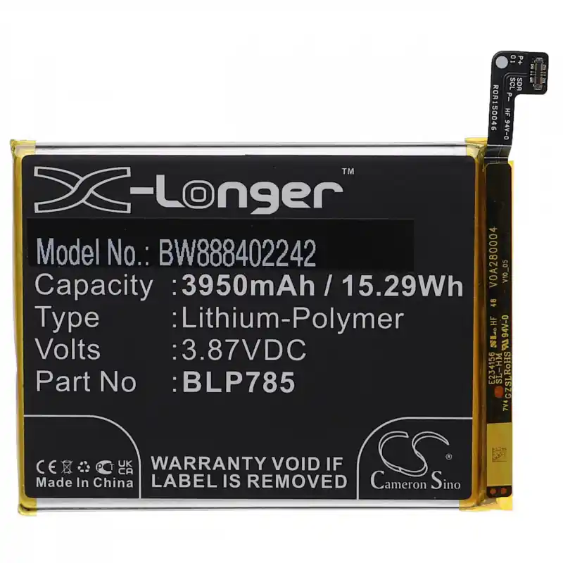 Batteria per OnePlus Nord, BLP785, 3950 mAh