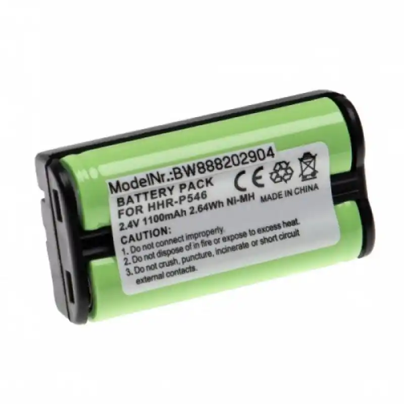 Batteria per Panasonic KX-TG1000N / KX-TG1050N / KX-TGA100N, 1100 mAh