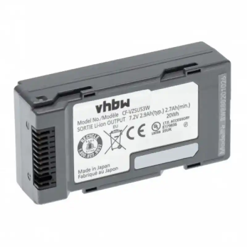 Batteria per Panasonic Toughbook CF-H1 / CF-H2 / CF-U1, 2900 mAh