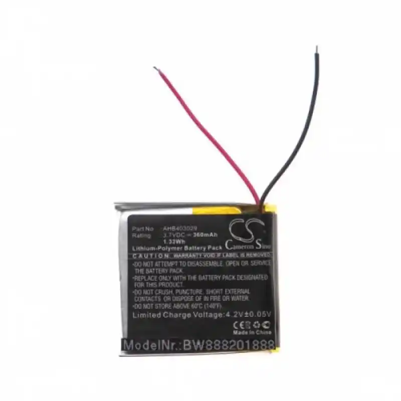 Batteria per Plantronics Voyager Focus B825, 360 mAh