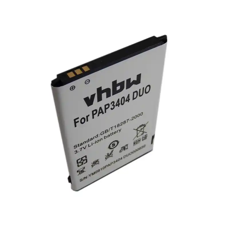 Batteria per Prestigio MultiPhone 3404 Duo, 2000 mAh