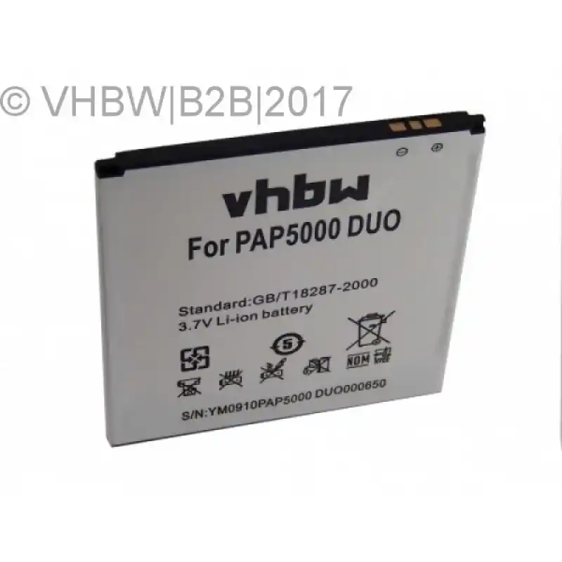 Batteria per Prestigio MultiPhone 5000 Duo, 2200 mAh