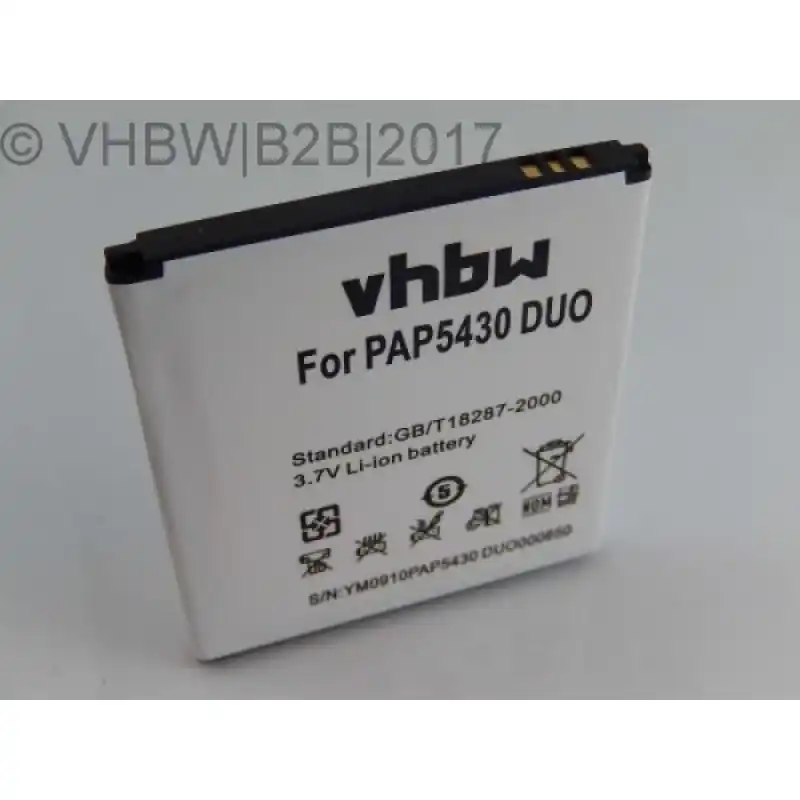 Batteria per Prestigio MultiPhone 5430 Duo, 2000 mAh