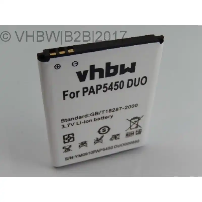 Batteria per Prestigio MultiPhone 5450 Duo, 1500 mAh