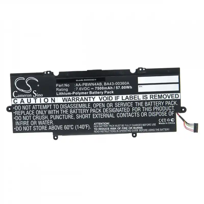 Batteria per Samsung Ativ Book 5 / Ativ Book 7, 7500 mAh