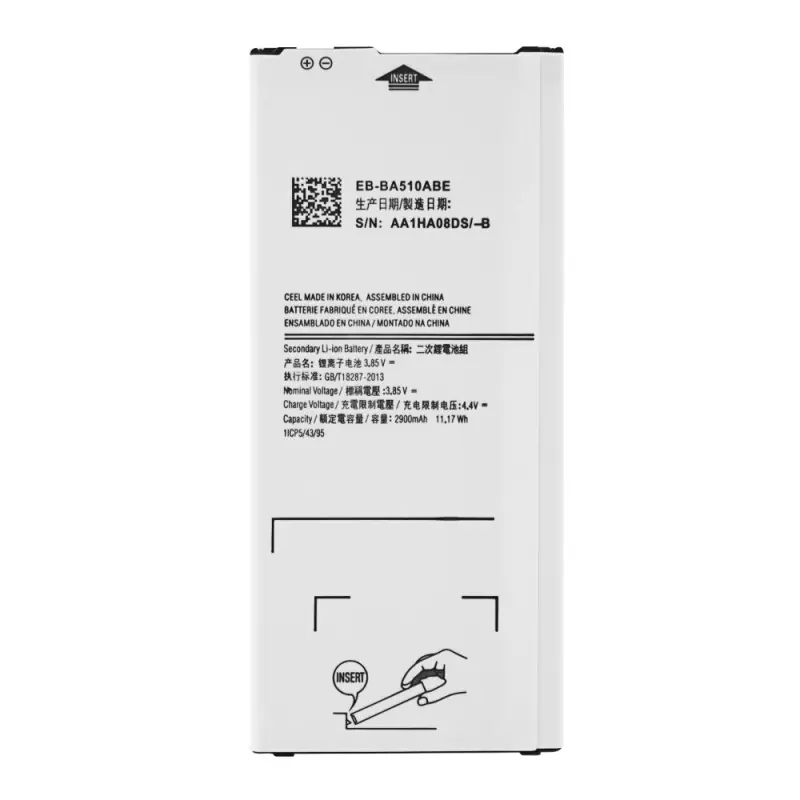 Batteria per Samsung Galaxy A5 (2016) / SM-A510, 2900 mAh