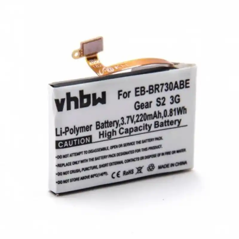Batteria per Samsung Galaxy Gear S2 / SM-R730, 220 mAh