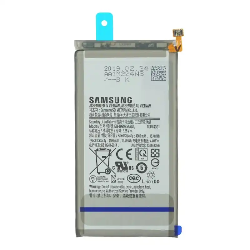 Batteria per Samsung Galaxy S10 Plus / SM-G975, originale, 4100 mAh